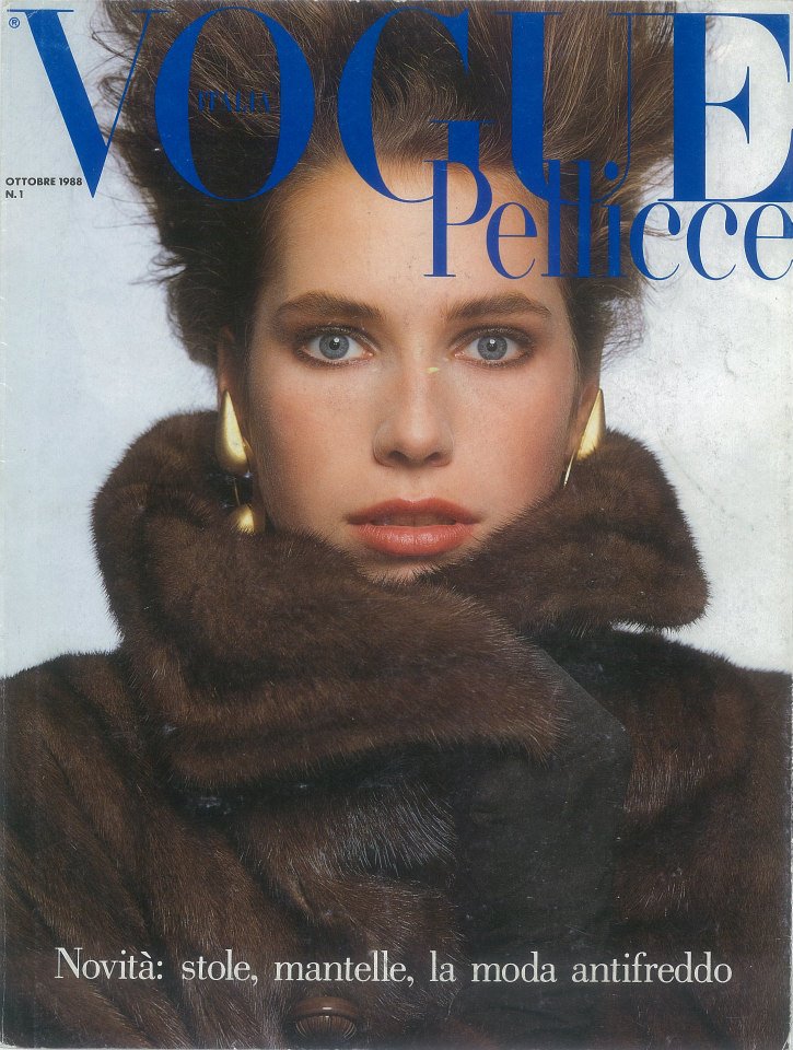 Darja on Vogue Pellicce cover